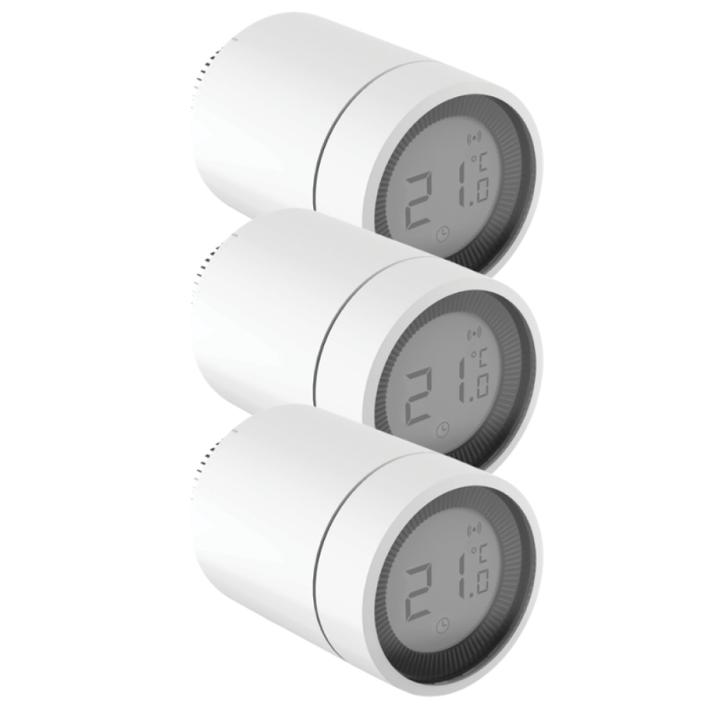Zestaw 3x Głowica Termostatyczna Zigbee 2.0